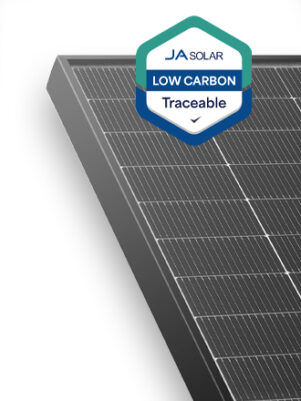 460W N-type Double Glass Bifacial LB Traceable Low Carbon 54 Cell Black Frame MC4-EVO2